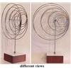 Image 1 : Joseph Burlini (20th Century) American, WHEELS IN MOTION, 1983, kinetic metal sculpture with Pl...