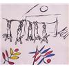 Image 1 : Alexander Calder (1898-1976) American, SACRILEGE OF ALLAN KENT Series, color aquatint, numbered...