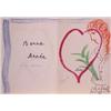 Image 1 : Marc Chagall (1889-1985) Russian-French, HOLIDAY CARD, 1953-1964, a personal color lithograph g...