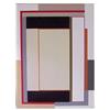 Image 1 : Elaine Lustig Cohen (b. 1927) American, BLACK LINTEL II, 1979, acrylic painting on canvas, 80 x...