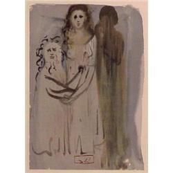 Salvador Dali (1904-1989) Spanish, DANS LA FUME DES COLEREUX (M.1088; Field p.200 #8) from the...