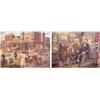 Image 1 : Lee Dubin (20th Century) American, MAIN STREET; LINCOLN'S EYE EXAM, two color prints, each sign...