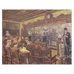 Lee Dubin (20th Century) American, STOCK EXCHANGE, color print, signed, numbered edition of 200...
