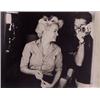 Image 1 : Milton Green (20th Century) American, MARILYN MONROE AND MILTON GREEN ON THE SET OF THE MISFITS...