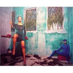 Lyle Ashton Harris & Thomas Allen Harris (20th Century) American, UNTITLED (blue), 1998, color...