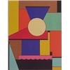 Image 1 : Lajos (Ludwig) Kassak (1887-1967) Russian, UNTITLED, color screenprint, signed, numbered editio...