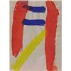 Image 1 : Lilly Keller (b. 1929) American, UNTITLED, c.1960, gouache on paper, 12 x 8 3/4", from the Sam...