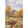 Image 1 : E. Kern (20th Century) American, GRAZING COWS, oil on board, 6 1/4 x 4", signed. Starting bid $...
