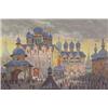 Image 1 : Anatole Krasnyansky (b. 1930) Russian, ROSTOV MEMORIES, color screenprint, signed, numbered edi...