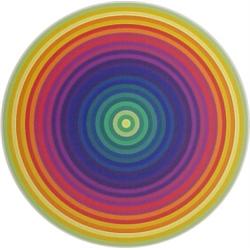 Julio (Lucio) Le Park (20th Century), RAINBOW CIRCLE, color screenprint, signed, numbered editi...