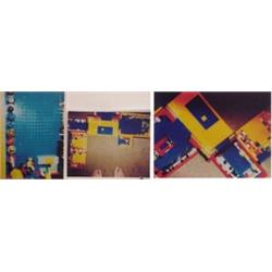 Christopher Mack (20th Century) American, LEGO Series, three color photographs, each 16 x 20"....