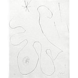 Joan Miro (1893-1984) Spanish, JOURNAL D'UN GRAVURE series (C.200), 1975, etching, signed, numb...