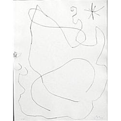 Joan Miro (1893-1984) Spanish, JOURNAL D'UN GRAVURE series (C.200), 1975, etching, signed, numb...