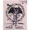 Image 1 : Manuel Ocampo (20th Century) Philippino, VIVA HISPANA, 1991, monotype etching, signed and dated...
