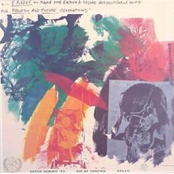 Robert Rauschenberg (b. 1925) American, LAST TURN, YOUR TURN, EARTH SUMMIT, 1992, color lithogr...