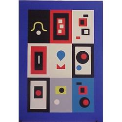 Nicolas Schaffer (20th Century), UNTITLED, color screenprint, signed, numbered edition of 75, i...