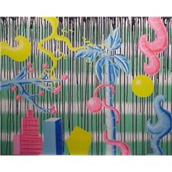 Kenny Scharf (b. 1958) American, ACID RAIN (GREEN), 1988, color screenprint, signed, numbered e...