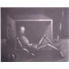 Image 1 : Laurent Schkolnyk (20th Century) French, ARTICULATED FIGURE, mezzotint etching, signed, numbere...