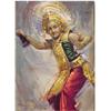 Image 1 : Southeast Asian School (20th Century), DANCER, oil painting on canvas, 19 x 14", signed, framed...