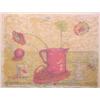 Image 1 : Pat Steir (b. 1938) American, VASE, 1983, color lithograph, signed, numbered edition of 25, she...