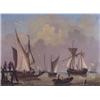 Image 1 : Temple (19th Century) European, FISHERMAN, oil painting on canvas, 15 x 19", signed lower right...