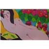 Image 1 : Walasse Ting (Ding Xiongquan) (b.1929) Chinese/American, RECLINING NUDE WITH GRASSHOPPERS, 1986...