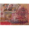 Image 1 : Theodore Tobiasse (b. 1927) French/Israeli, PARIS EST UNE VILLE SANS MEMOIRE, color lithograph,...