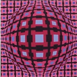 Victor Vasarely (1908-1997) Hungarian, GOENSOD, color screenprint, signed, numbered edition of...