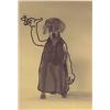 Image 1 : William Wegman (b. 1943) American, THE BRIDE; color lithograph, signed, numbered edition of 50,...