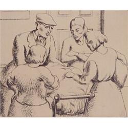 William Woolard (19th/20th Century) British, NEAR THE WORLD'S END CHELSEA, etching, signed, ima...