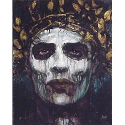 George Yepes (20th Century) American, CROWN OF THORNS, 2001, original acrylic painted screenpri...