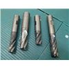 Image 1 : Misc Carbide End Mills, (3) 5/8", (1) 3/4"