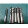 Image 1 : Misc Carbide End Mills (4) 1/2", (1) 3/8", (1) 7/16"