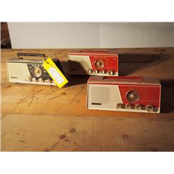 Large RCA Transistor Radios (3)