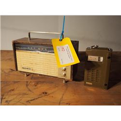 Sony Transistor and Craig Notebook