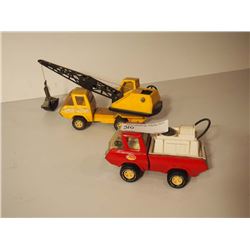Tonka Fire Truck / Truck Crane