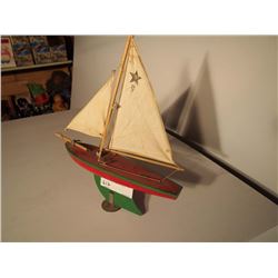 Star Yacht Sail Toy, Wood