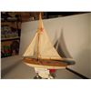 Image 1 : Star Yacht Sail Toy, Wood