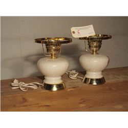 End Table Lamps, Pair