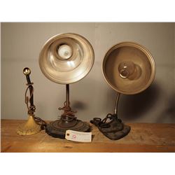 Vintage Goose Neck Desk Lamps (3)