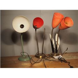 Retro Goose Neck Desk Lamps (3)