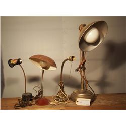 Misc. Goose Neck Desk Lamps (4)