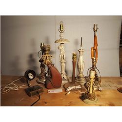 Lamp Bases, Assortment (9)
