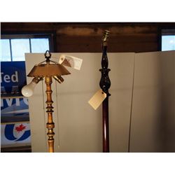 Wooden Stem Floor Lights (2)