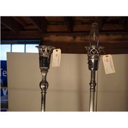 Torchiere Stands (2) / Glass Shade (1)