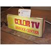 Image 1 : G.E. Color T.V. Service Sign, 1950's