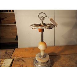 Marble Onyx Base Smoke Stand