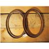 Image 1 : Oval Oak Frames, Pair