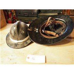Fibreglass Fireman Helmets (2)