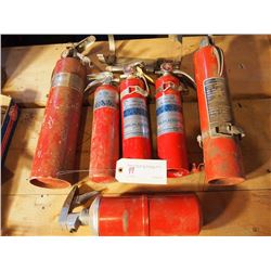 Red Dry Chemical Fire Extinguishers (6)